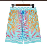 Casablanca Multi Color Printed Short #344